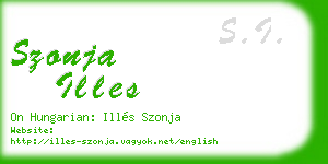 szonja illes business card